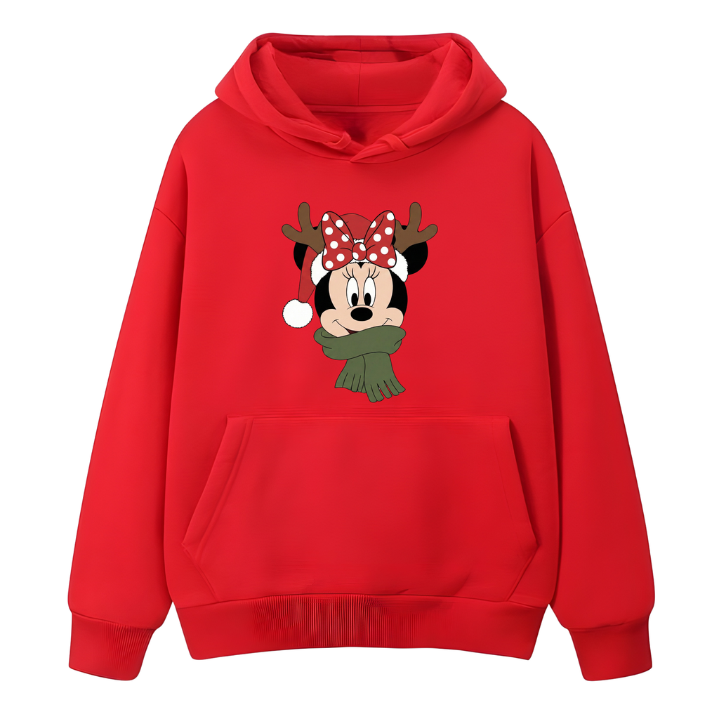Minnie Mouse Christmas Kids Hoodie