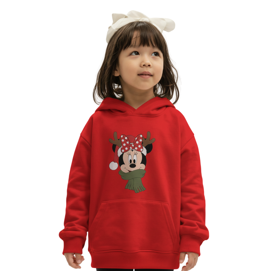 Minnie Mouse Christmas Kids Hoodie